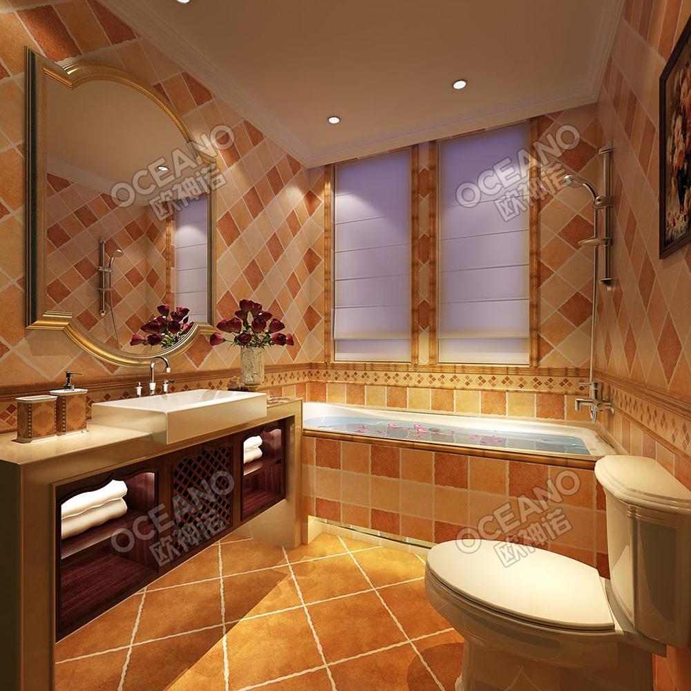 美式风格卫生间-欧神诺瓷砖效果图