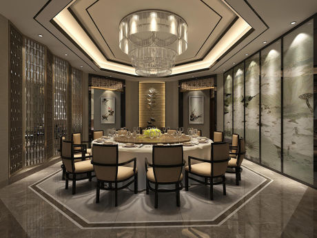 绿地城150平户型客餐厅玄关过道-欧神诺瓷砖效果图