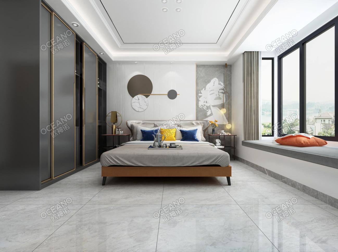 瓷砖效果图 卧室瓷砖效果图 按风格 现代 欧式 中式 新古典 地中海