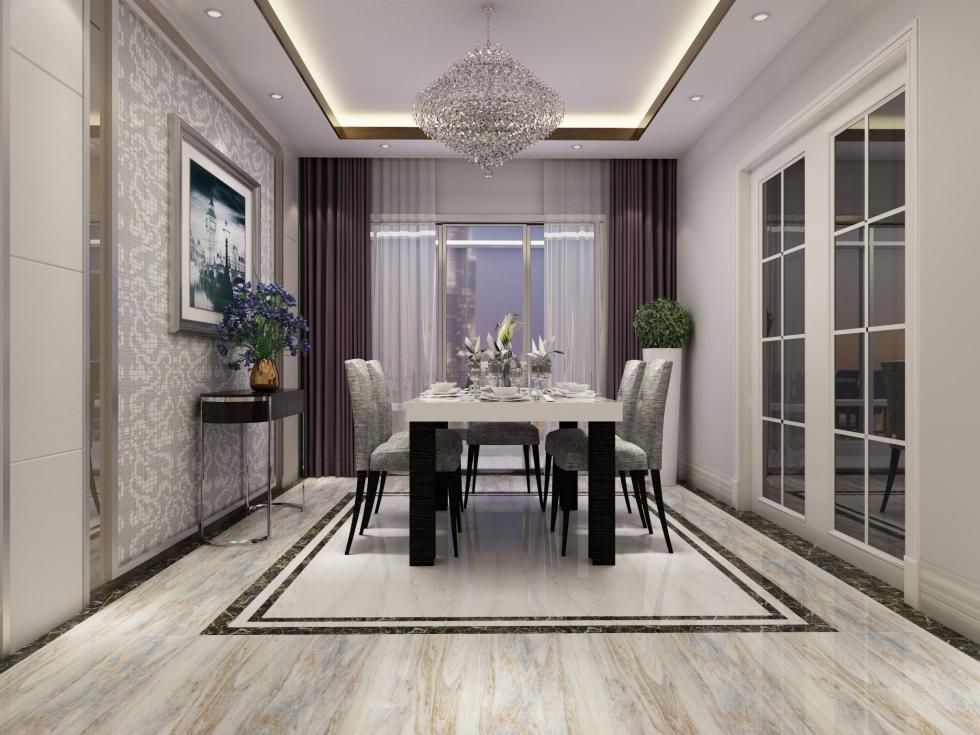 现代餐厅-欧神诺瓷砖效果图