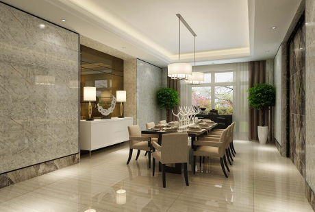 东南亚餐厅瓷砖装修效果图