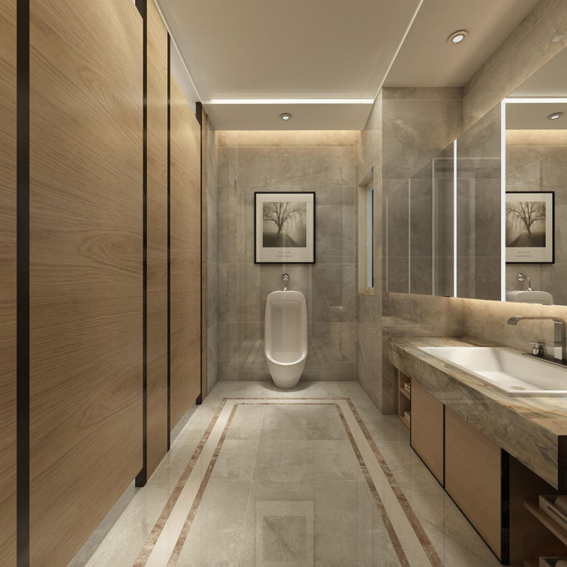 现代工装卫生间