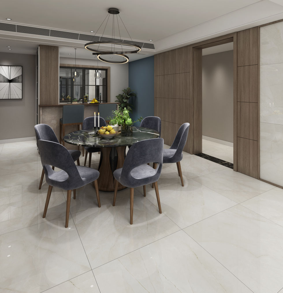 现代简约餐厅-欧神诺瓷砖效果图