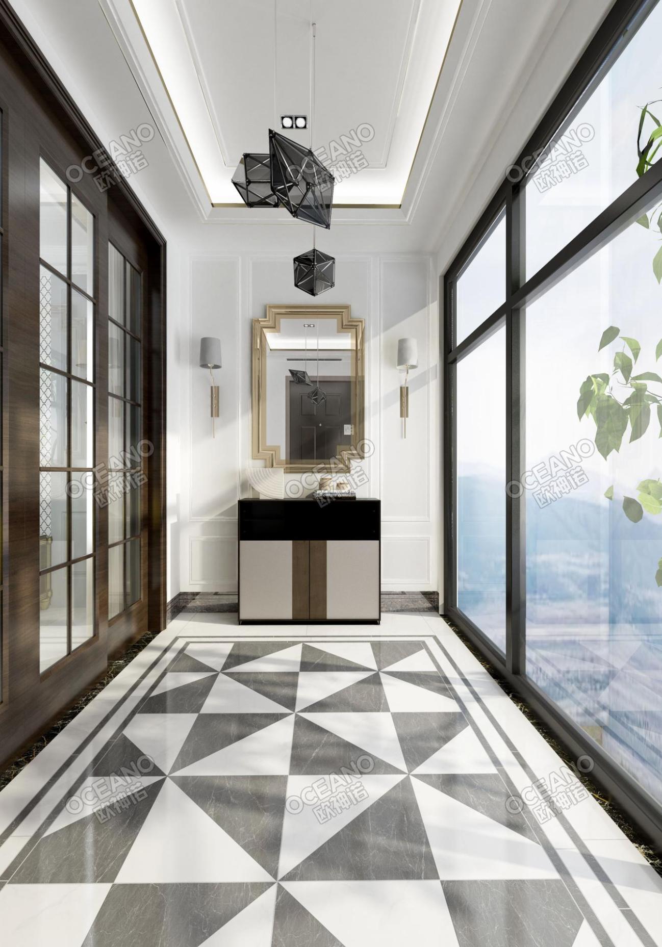 裕嘉大景城 a户型 美式玄关