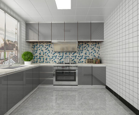 泰和碧桂园yj140-a1户型现代简约厨房