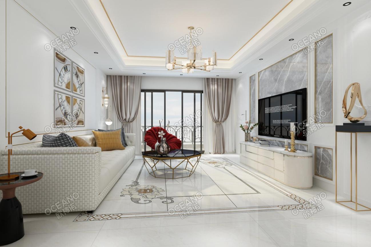 舜都首府f美式轻奢客厅