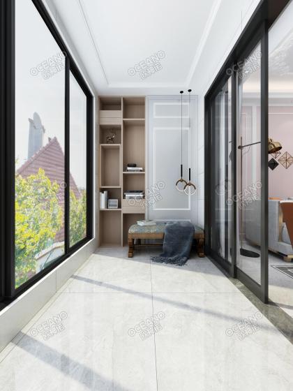 建業(yè)春天里西樾D1戶型陽(yáng)臺(tái)