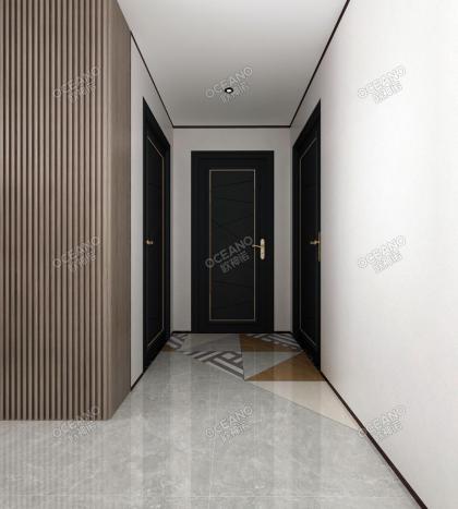 陽邏萬達(dá)廣場御江C2戶型現(xiàn)代走廊