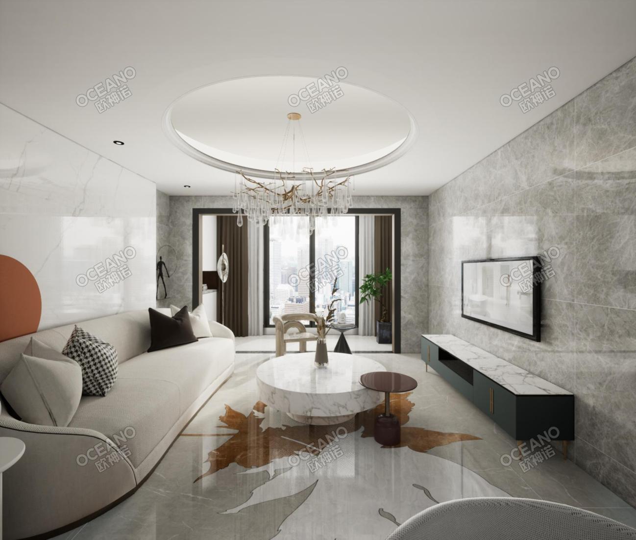廣西省崇左市龍州縣-龍庭一品-F戶型現(xiàn)代客廳