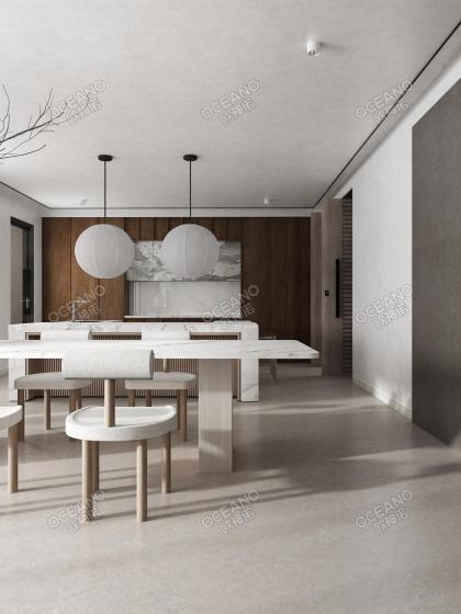 御江壹品青山樽D戶型原木風(fēng)餐廳