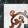 ELF701HDZ2深啡網(wǎng)花框轉(zhuǎn)角